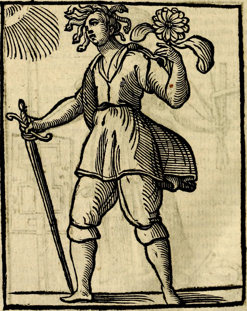 An illustration from Della novissima iconologia, 1625, leaf 455