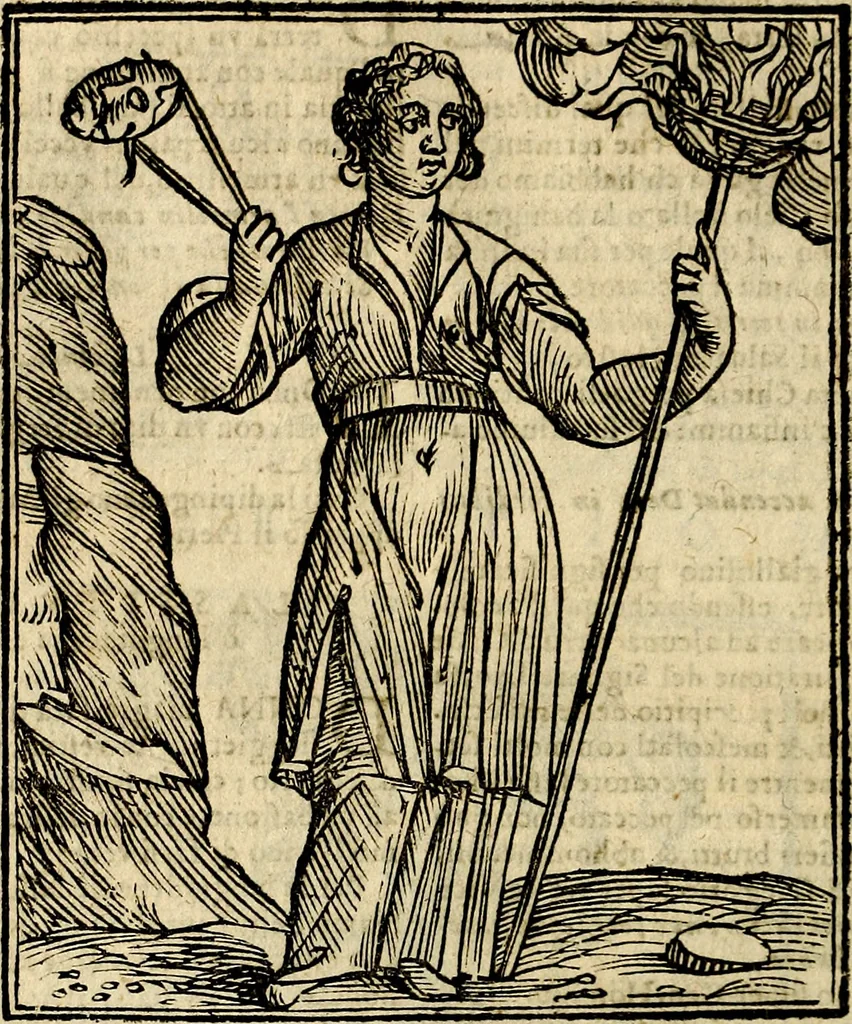 An illustration from Della novissima iconologia, 1625, leaf 457