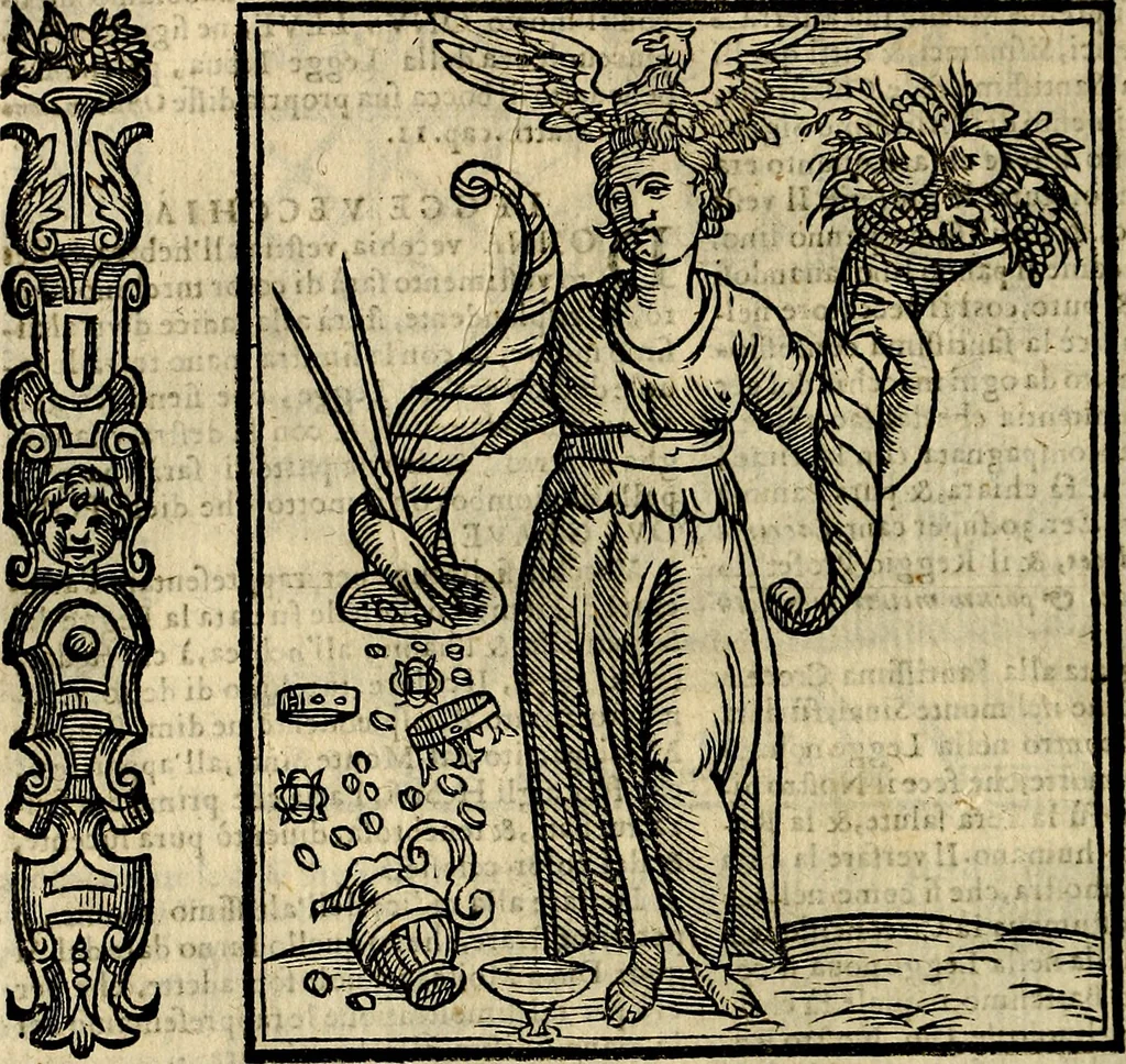 An illustration from Della novissima iconologia, 1625, leaf 463