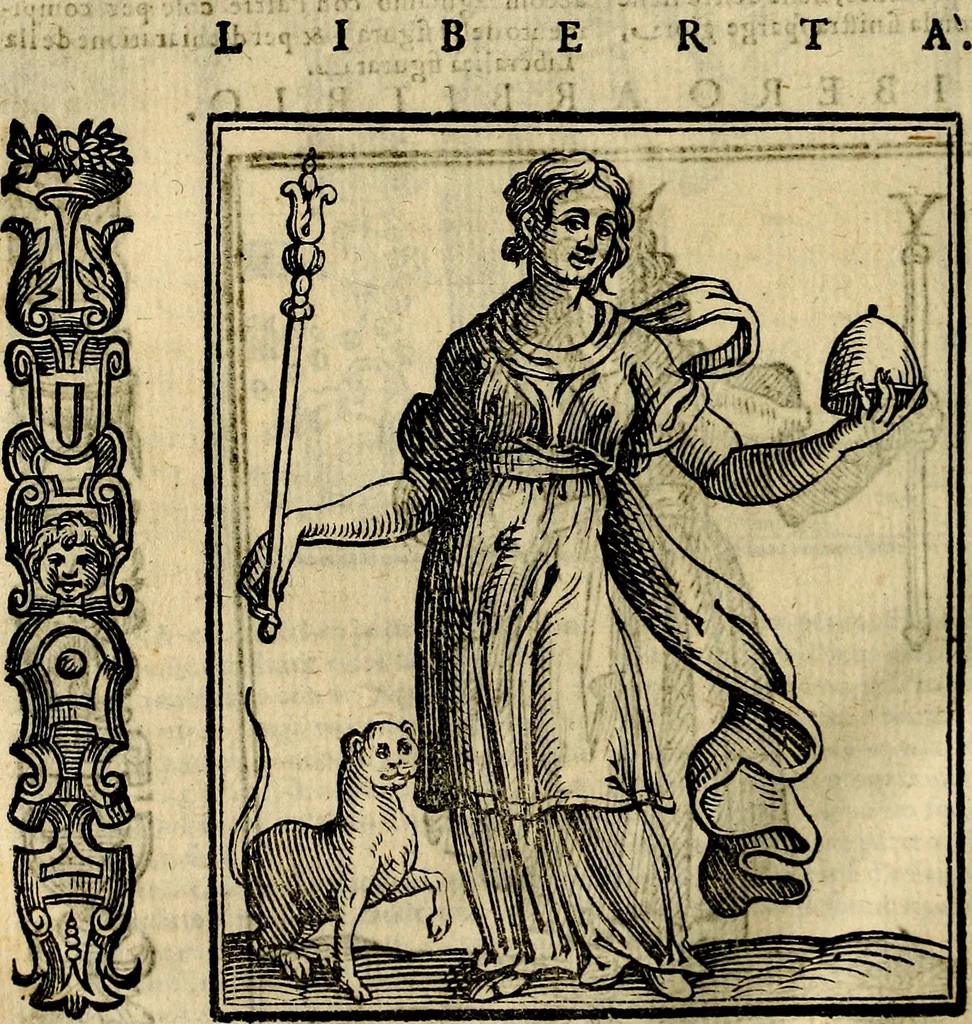 An illustration from Della novissima iconologia, 1625, leaf 465
