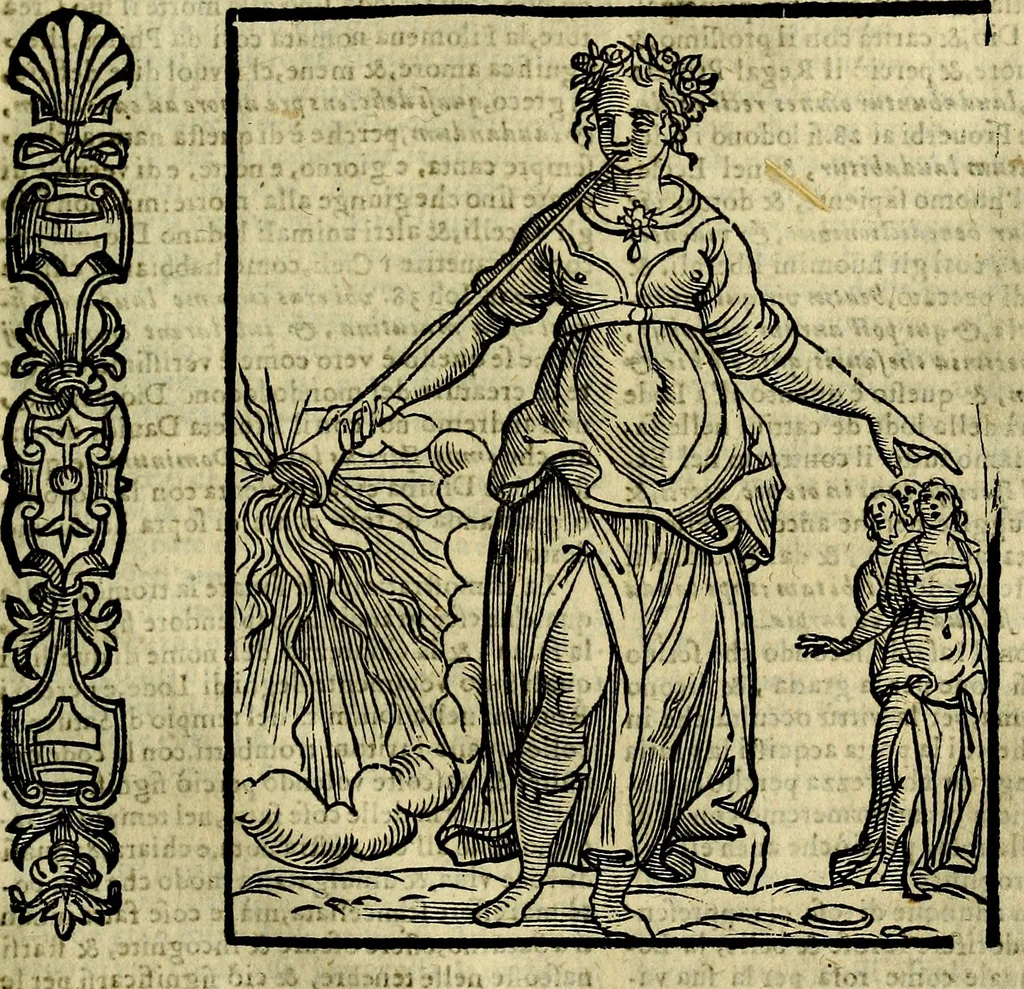 An illustration from Della novissima iconologia, 1625, leaf 468