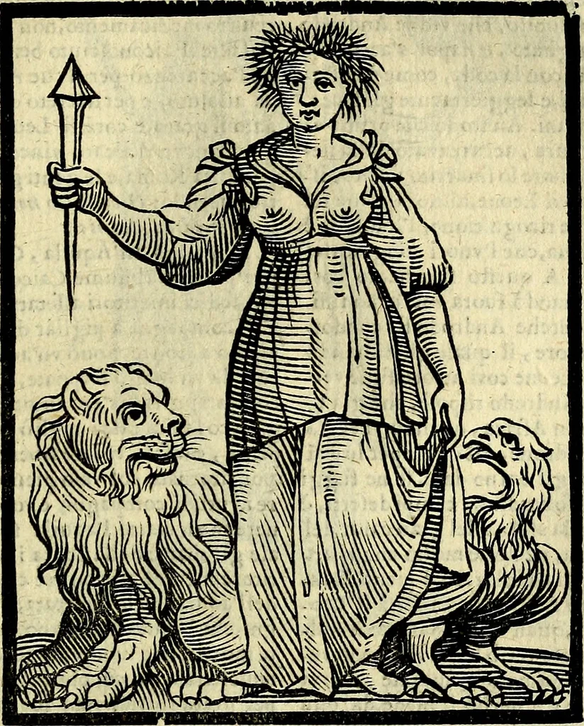 An illustration from Della novissima iconologia, 1625, leaf 484