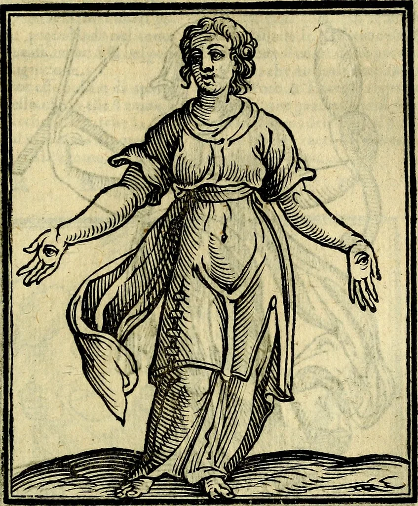 An illustration from Della novissima iconologia, 1625, leaf 548
