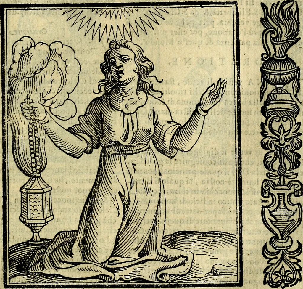 An illustration from Della novissima iconologia, 1625, leaf 550