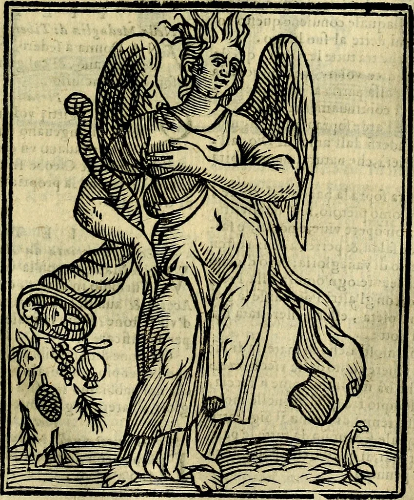 An illustration from Della novissima iconologia, 1625, leaf 582