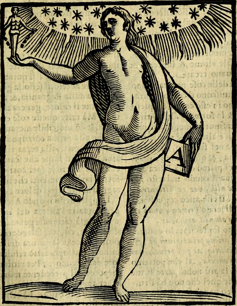 An illustration from Della novissima iconologia, 1625, leaf 598