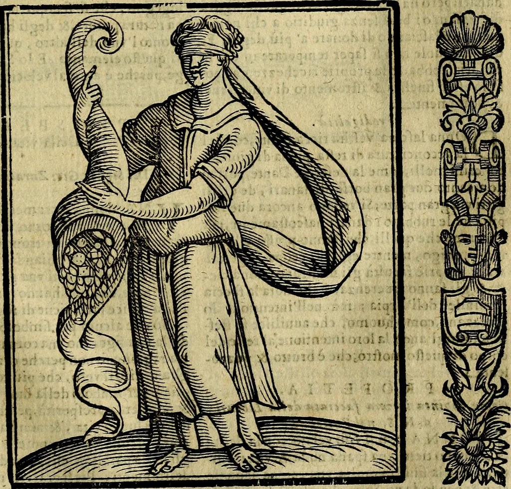 An illustration from Della novissima iconologia, 1625, leaf 600