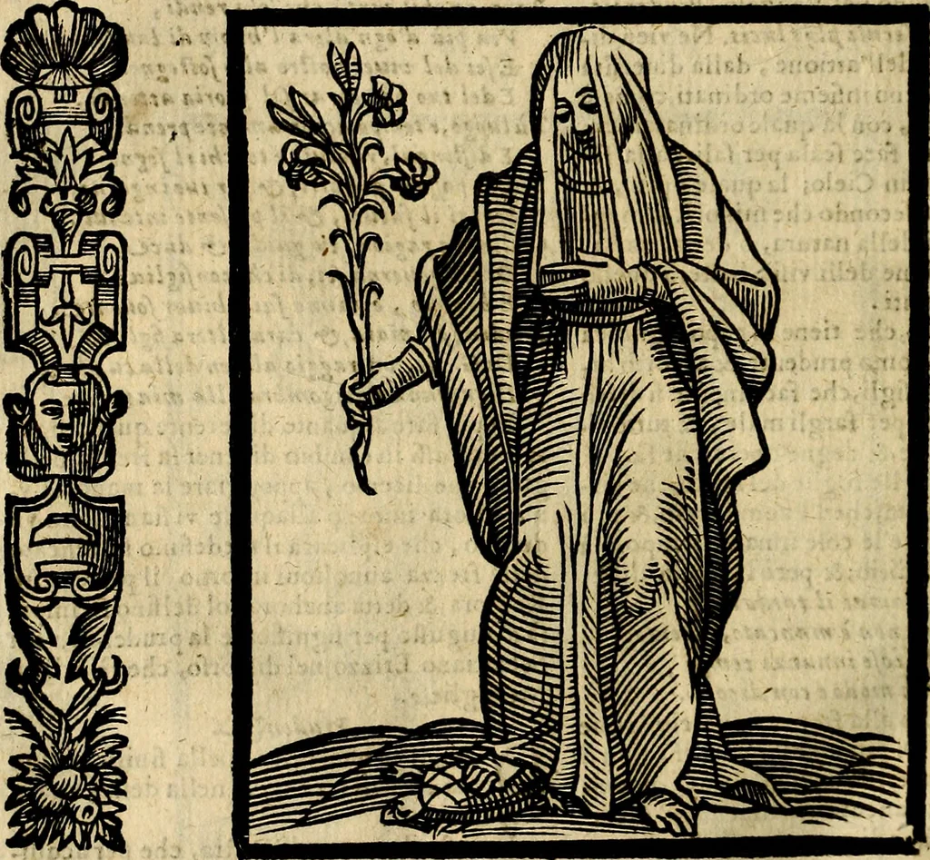 An illustration from Della novissima iconologia, 1625, leaf 607