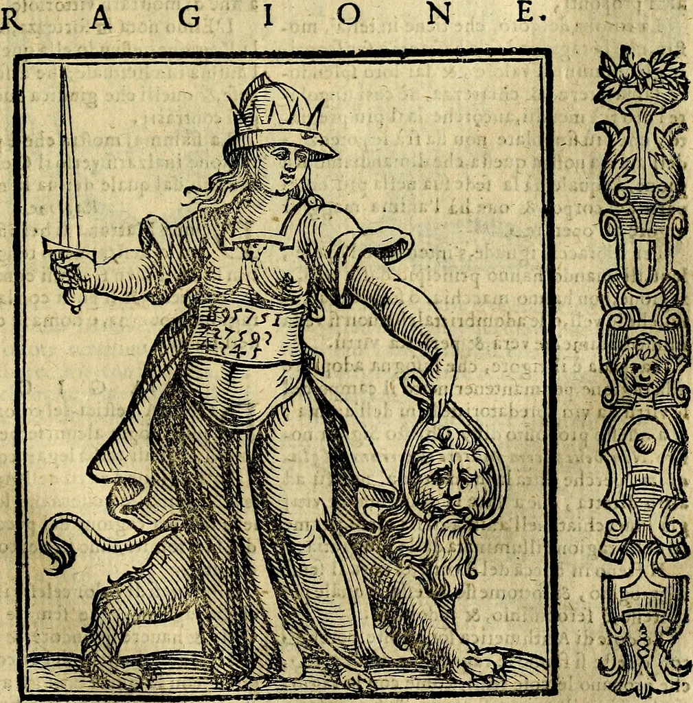 An illustration from Della novissima iconologia, 1625, leaf 618