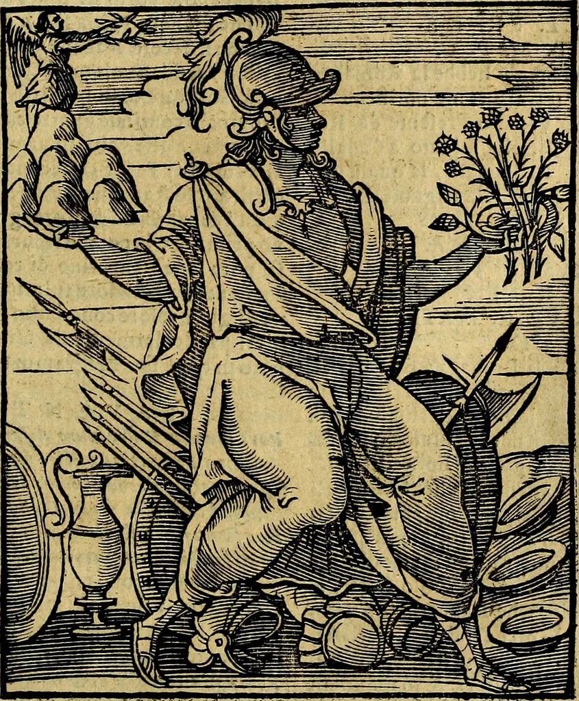An illustration from Della novissima iconologia, 1625, leaf 638