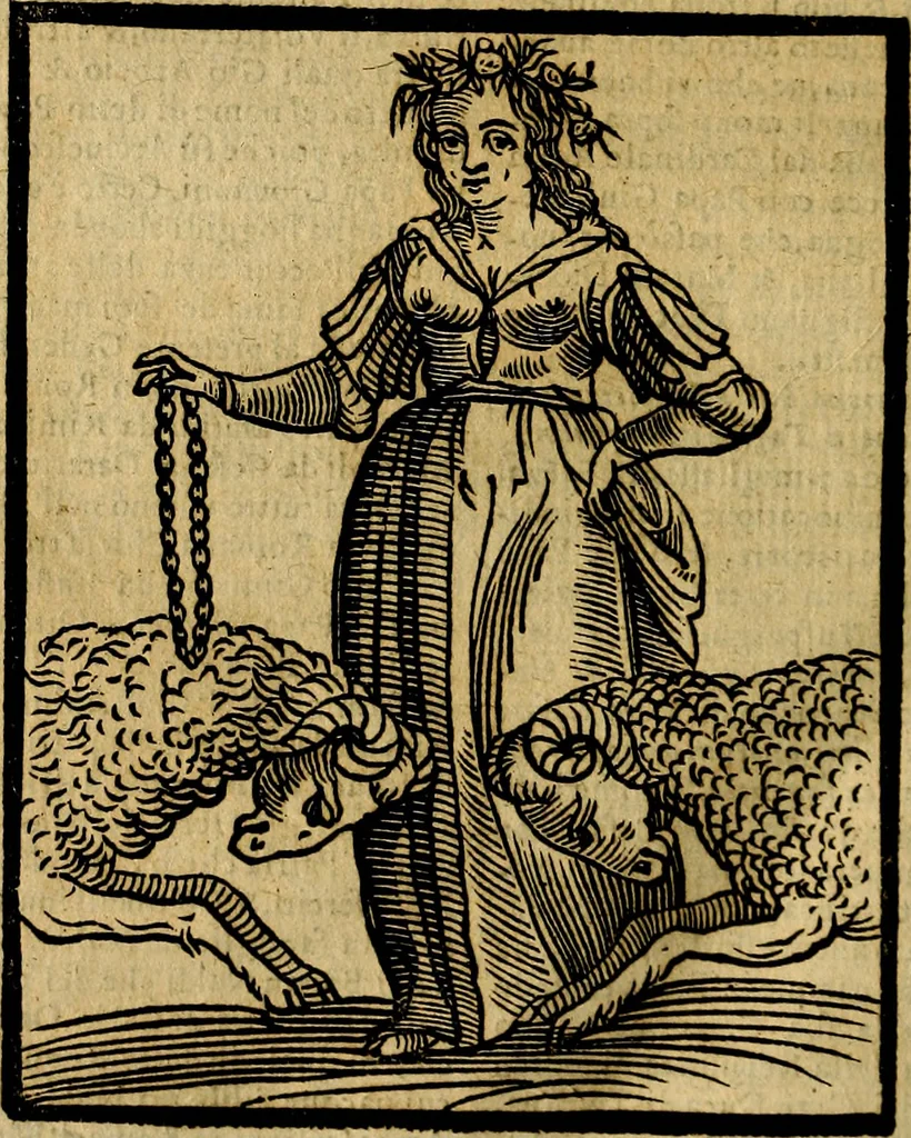 An illustration from Della novissima iconologia, 1625, leaf 645