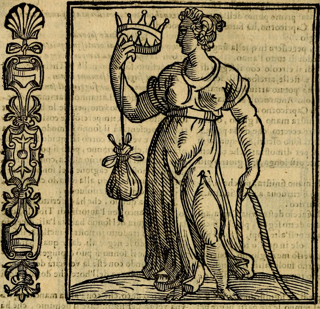 An illustration from Della novissima iconologia, 1625, leaf 695