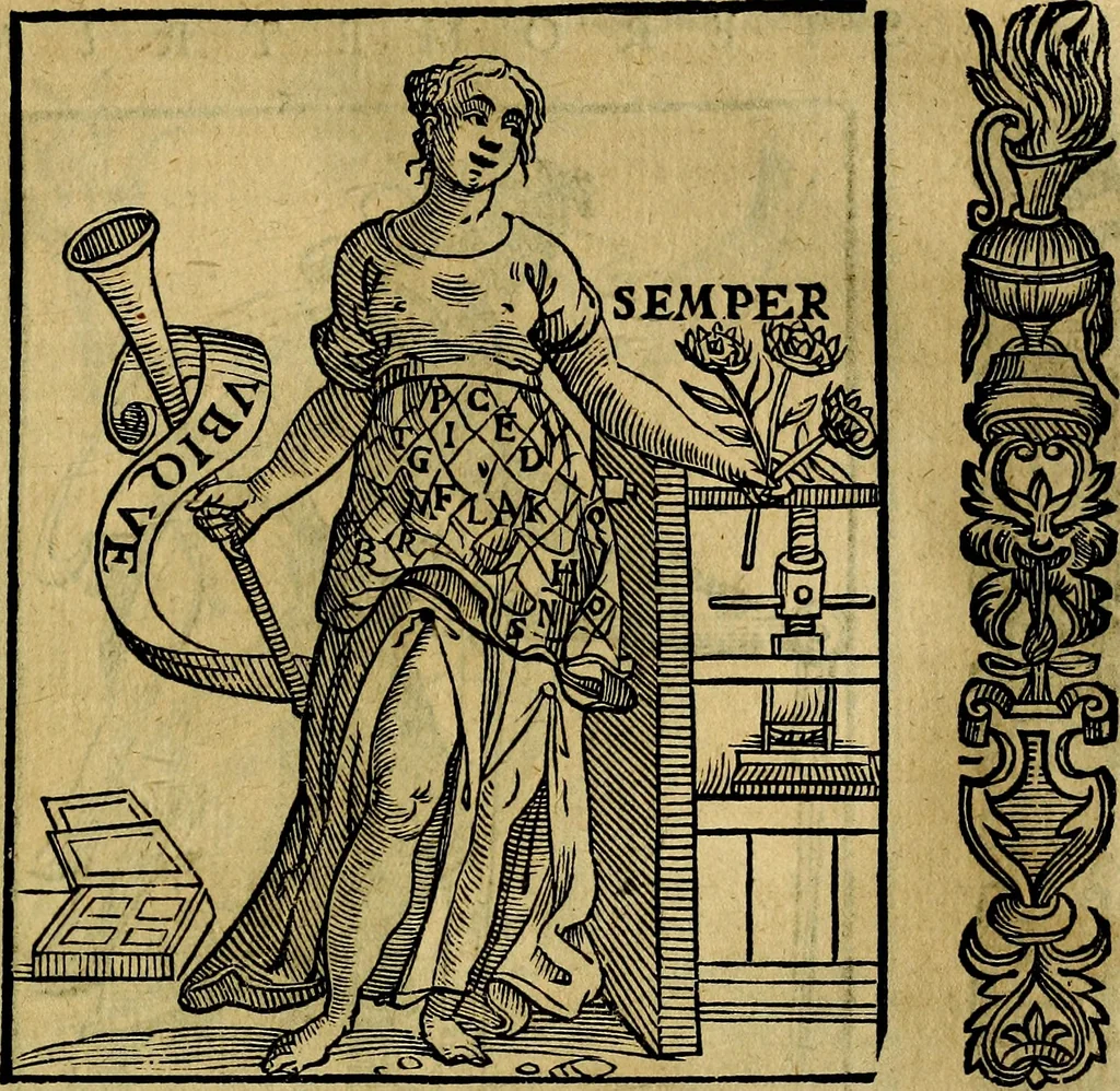 An illustration from Della novissima iconologia, 1625, leaf 710