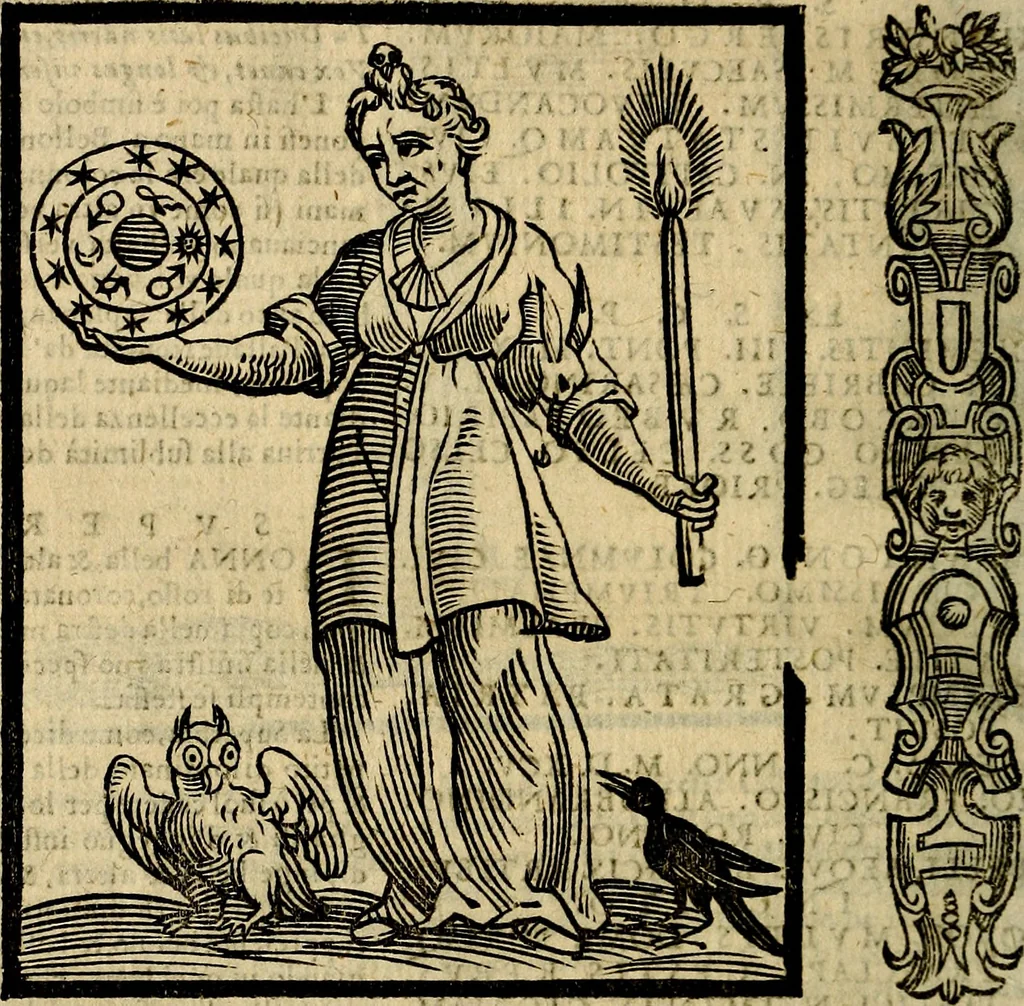 An illustration from Della novissima iconologia, 1625, leaf 727