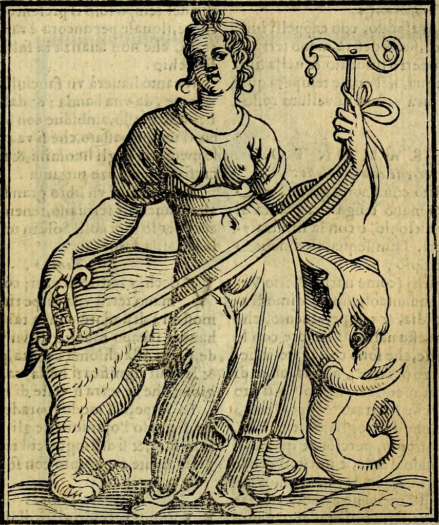 An illustration from Della novissima iconologia, 1625, leaf 732