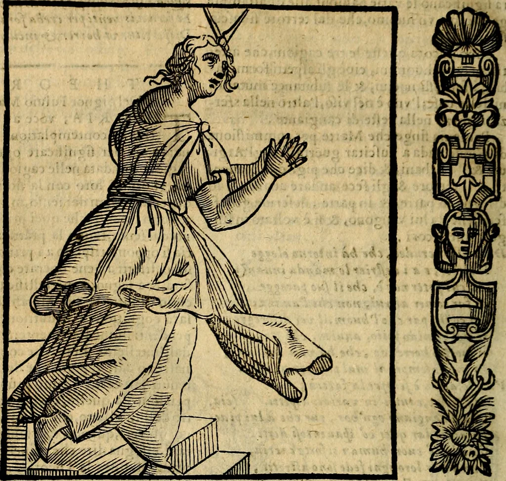 An illustration from Della novissima iconologia, 1625, leaf 737