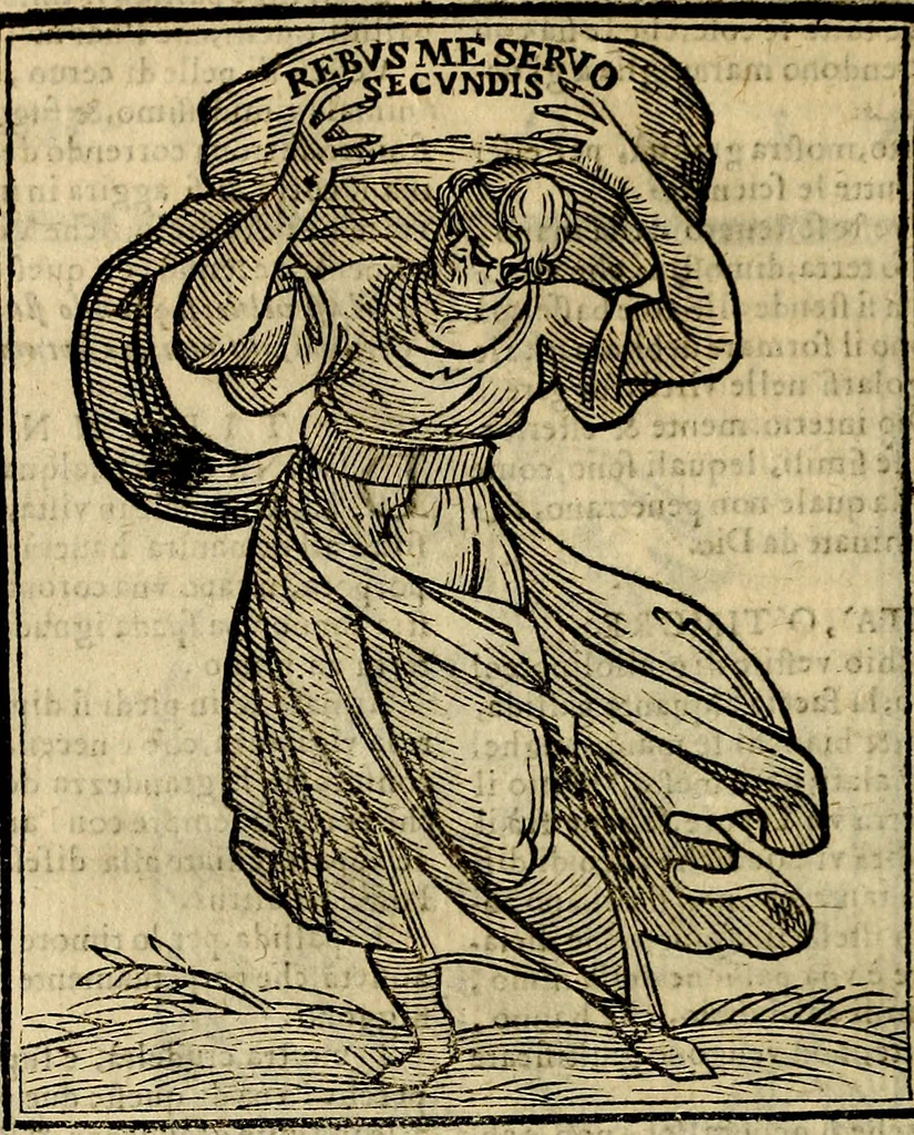 An illustration from Della novissima iconologia, 1625, leaf 741