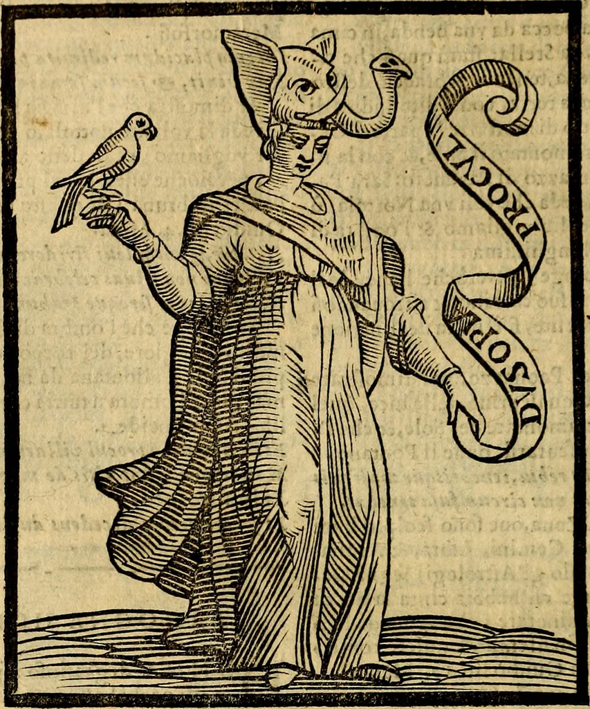 An illustration from Della novissima iconologia, 1625, leaf 779