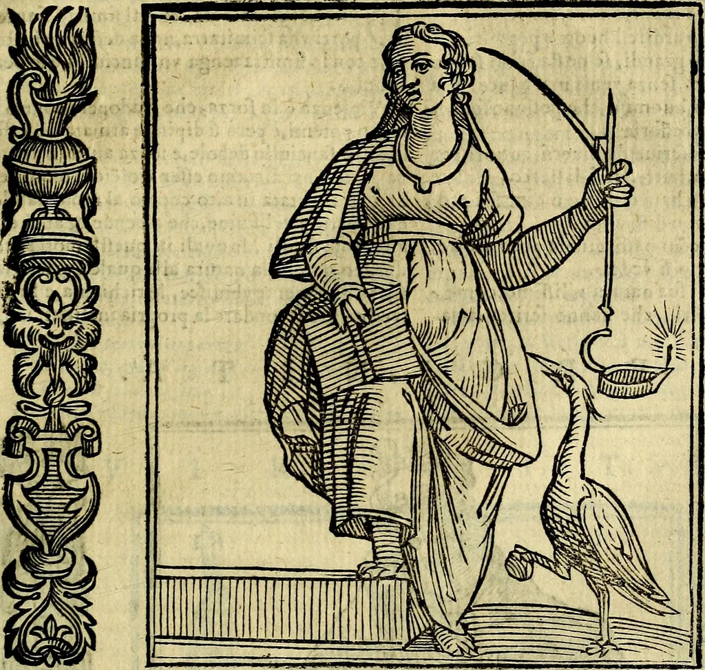 An illustration from Della novissima iconologia, 1625, leaf 786