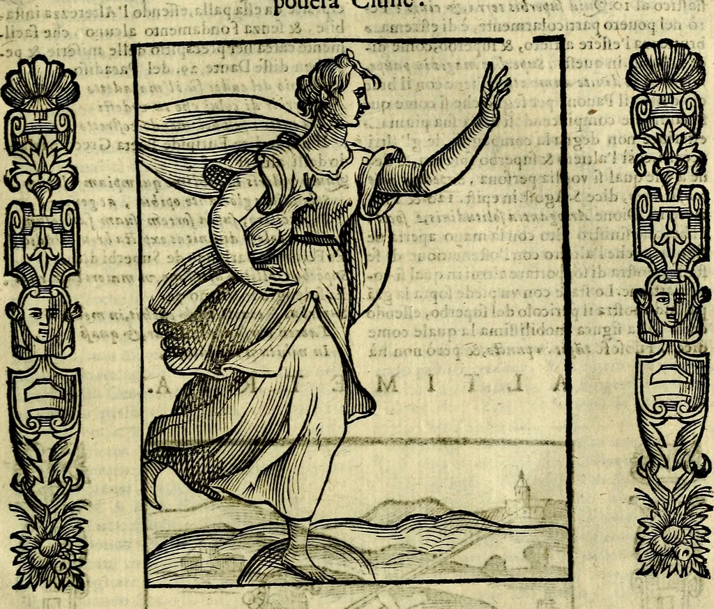 An illustration from Della novissima iconologia, 1625, leaf 86