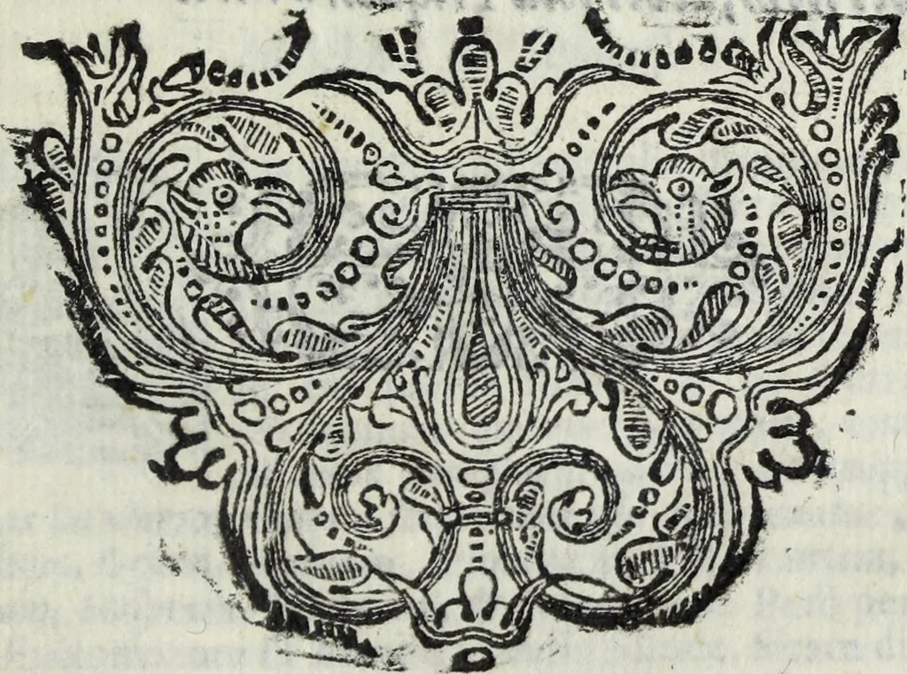 An illustration from Dell'antica Siracusa, illustrata di d. Giacomo Bonanni e Colonna, duca di Montalbano, libri due : nel primo si discorre de' luoghi della citta, nell'altro de gli huomini celebri di essa : si spiegano diverse notitie all' antichita pertinenti, 1624, leaf 12