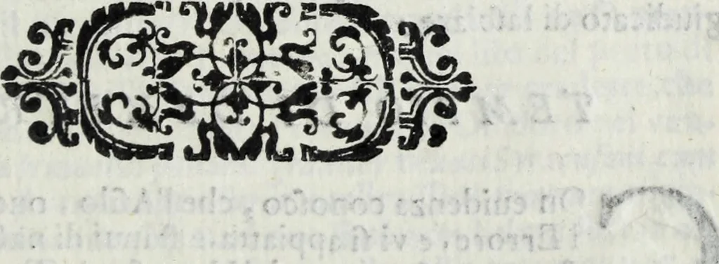 An illustration from Dell'antica Siracusa, illustrata di d. Giacomo Bonanni e Colonna, duca di Montalbano, libri due : nel primo si discorre de' luoghi della citta, nell'altro de gli huomini celebri di essa : si spiegano diverse notitie all' antichita pertinenti, 1624, leaf 230