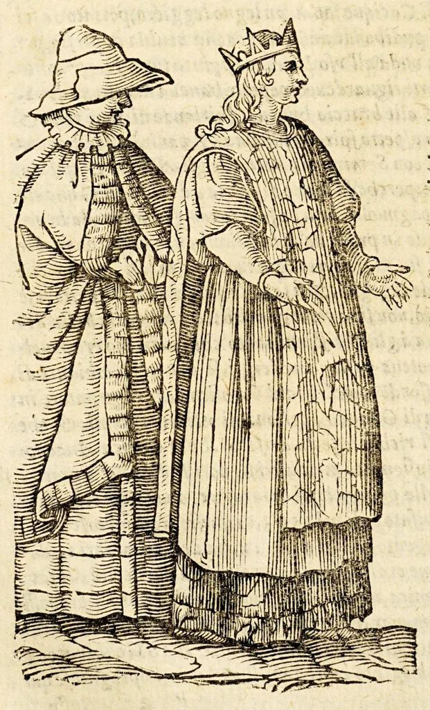 An illustration from Della officina istorica / Nella quale si spiegano essempi notabilissimi, antichi, & moderni, à virtù, & à diffetto pertinenti. Dà quali può ageuolmente il professore di lettere, e d'armi, lo studioso d'istoria, di poesia, di costumi, e di cose varie, il curioso ancora può trarre vtilità per corregere non pur i mancamenti altrui, ma i proprij, e d'incaminarsi nella strada delle virtù. Con vna aggiunta non più stampata di accidenti seguiti, & per hauere alcuni finto temerariamente la persona altrui, e d'altri casi successi in diuersi tempi, 1622, leaf 260