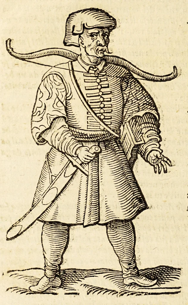 An illustration from Della officina istorica / Nella quale si spiegano essempi notabilissimi, antichi, & moderni, à virtù, & à diffetto pertinenti. Dà quali può ageuolmente il professore di lettere, e d'armi, lo studioso d'istoria, di poesia, di costumi, e di cose varie, il curioso ancora può trarre vtilità per corregere non pur i mancamenti altrui, ma i proprij, e d'incaminarsi nella strada delle virtù. Con vna aggiunta non più stampata di accidenti seguiti, & per hauere alcuni finto temerariamente la persona altrui, e d'altri casi successi in diuersi tempi, 1622, leaf 498
