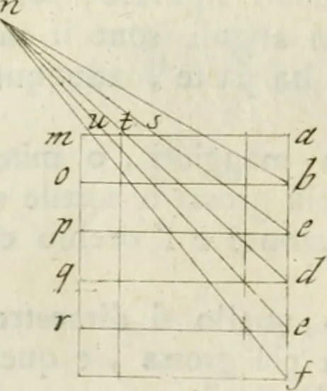 An illustration from Trattato della pittura di Lionardo da Vinci : ridotta alla sua vera lezione sopra una copia a penna di mano, 1792, leaf 157