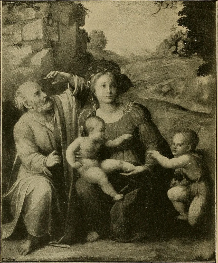 An illustration from Della pittura italiana : studii storico critici : le Gallerie Borghese e Doria Pamphili in Roma, 1897, leaf 135