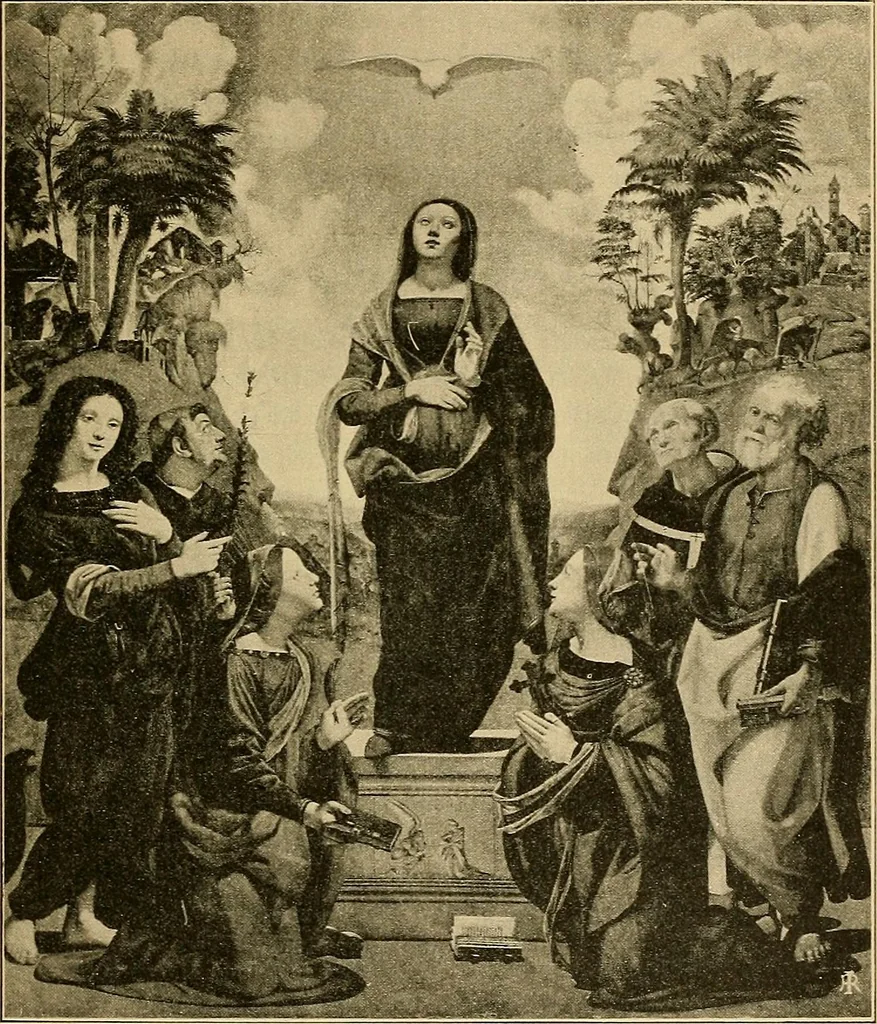 An illustration from Della pittura italiana : studii storico critici : le Gallerie Borghese e Doria Pamphili in Roma, 1897, leaf 156