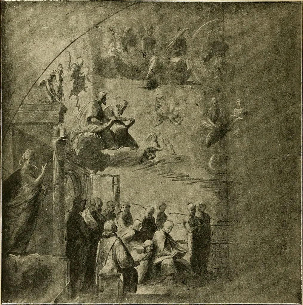 An illustration from Della pittura italiana : studii storico critici : le Gallerie Borghese e Doria Pamphili in Roma, 1897, leaf 183
