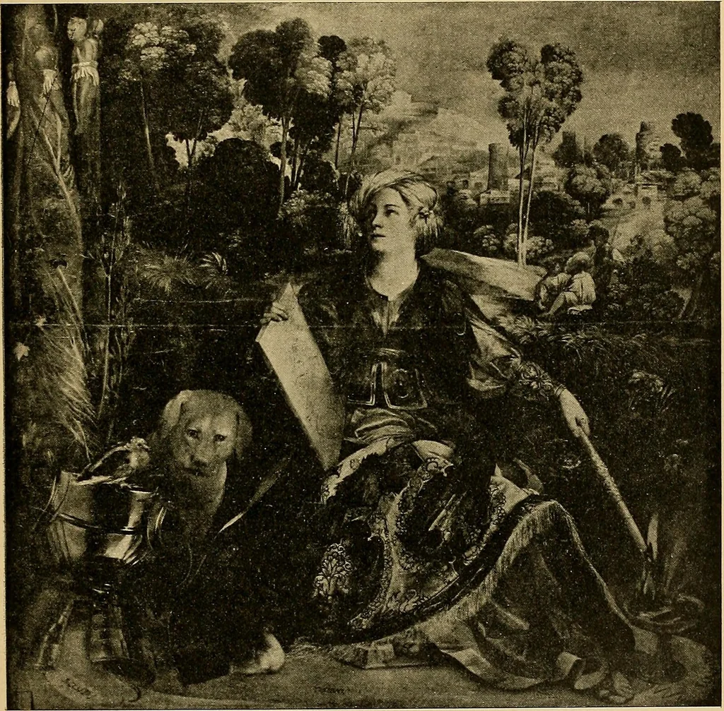 An illustration from Della pittura italiana : studii storico critici : le Gallerie Borghese e Doria Pamphili in Roma, 1897, leaf 254