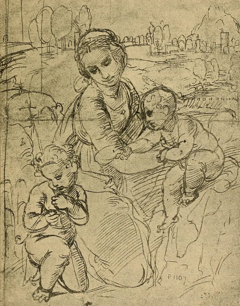 An illustration from Della pittura italiana : studii storico critici : le Gallerie Borghese e Doria Pamphili in Roma, 1897, leaf 272