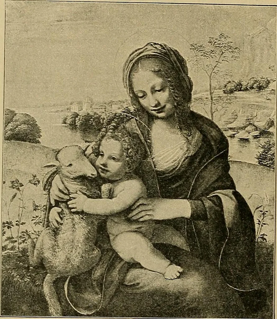 An illustration from Della pittura italiana : studii storico critici : le Gallerie Borghese e Doria Pamphili in Roma, 1897, leaf 29