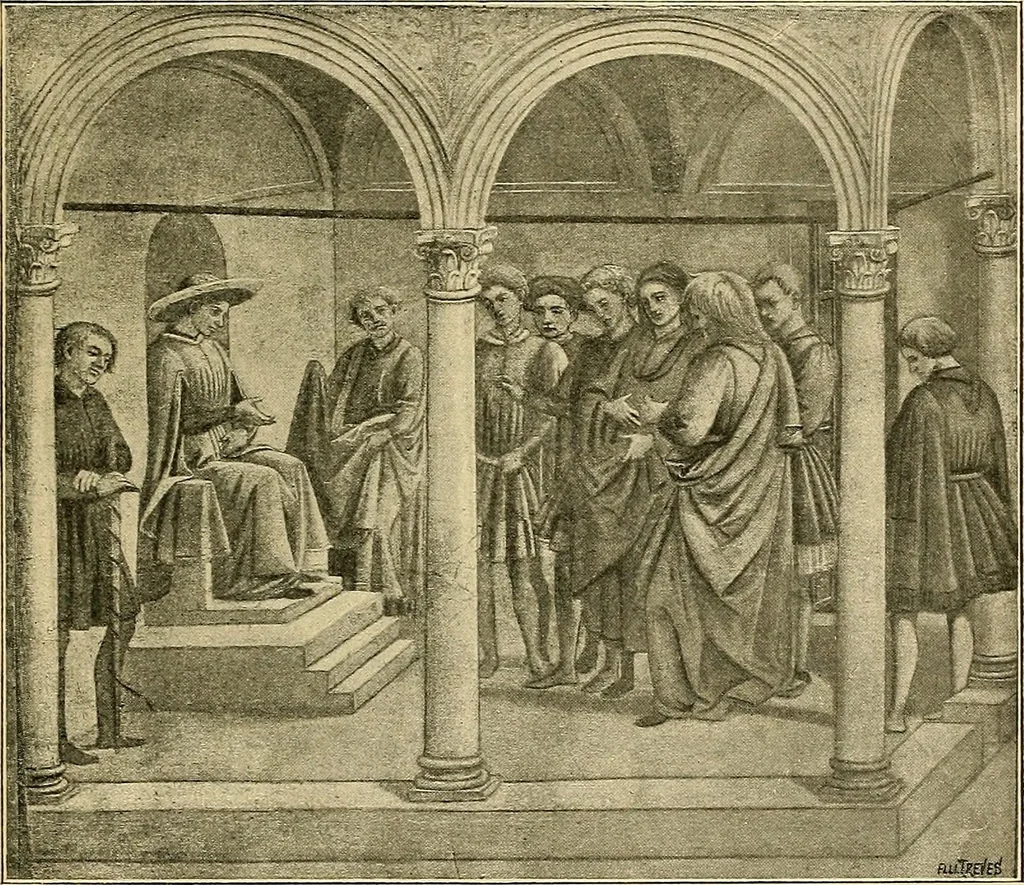 An illustration from Della pittura italiana : studii storico critici : le Gallerie Borghese e Doria Pamphili in Roma, 1897, leaf 298