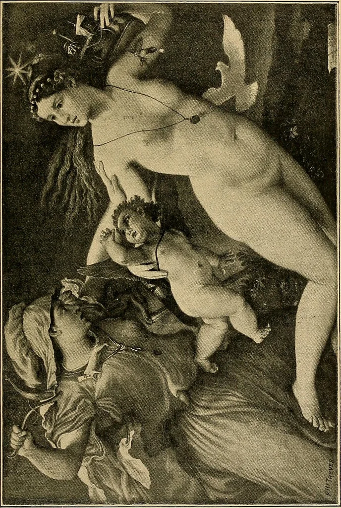 An illustration from Della pittura italiana : studii storico critici : le Gallerie Borghese e Doria Pamphili in Roma, 1897, leaf 344