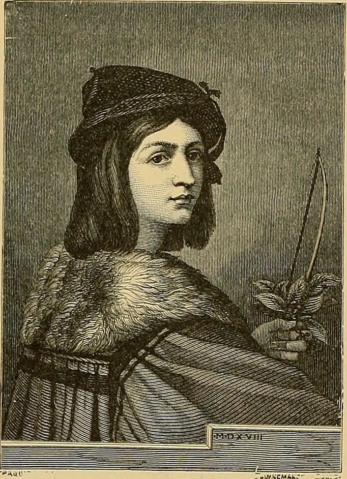 An illustration from Della pittura italiana : studii storico critici : le Gallerie Borghese e Doria Pamphili in Roma, 1897, leaf 82