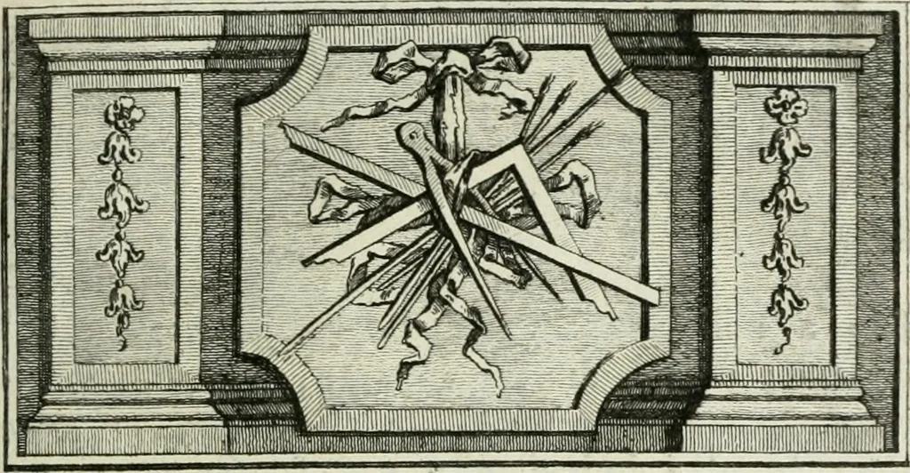 An illustration from Della pittura veneziana e delle opere pubbliche de' veneziani maestri libri V, 1771, leaf 18