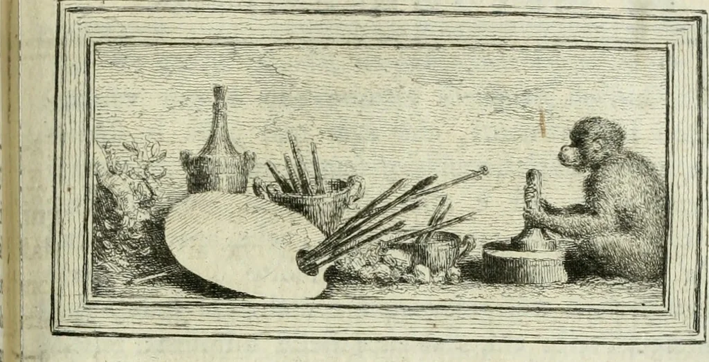 An illustration from Della pittura veneziana e delle opere pubbliche de' veneziani maestri libri V, 1771, leaf 218