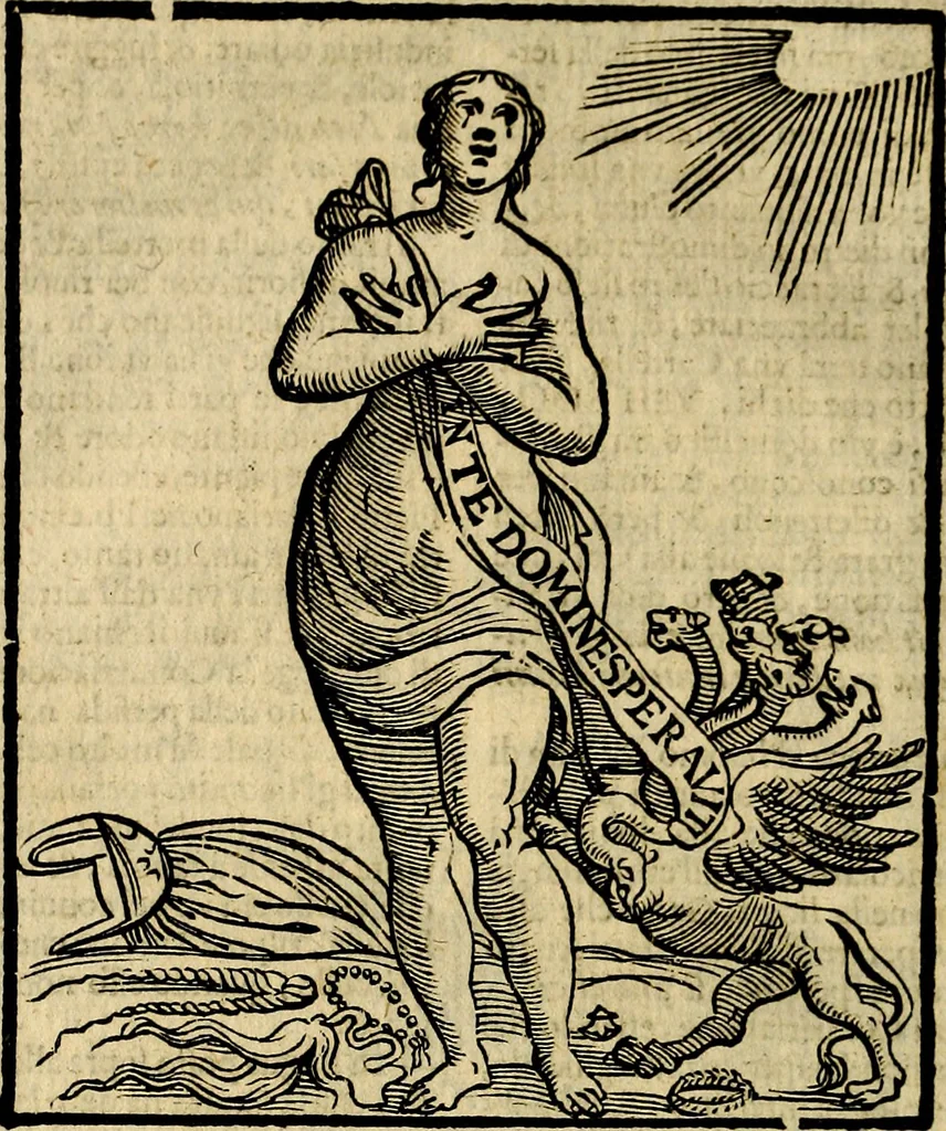 An illustration from Della piu che novissima iconologia, 1630, leaf 101