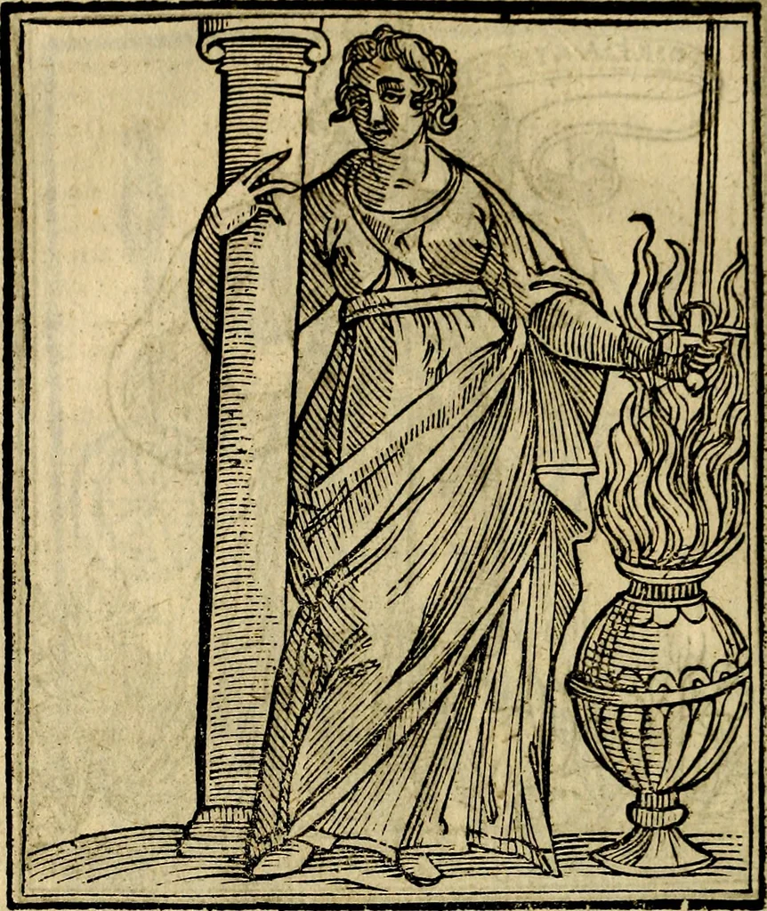An illustration from Della piu che novissima iconologia, 1630, leaf 107