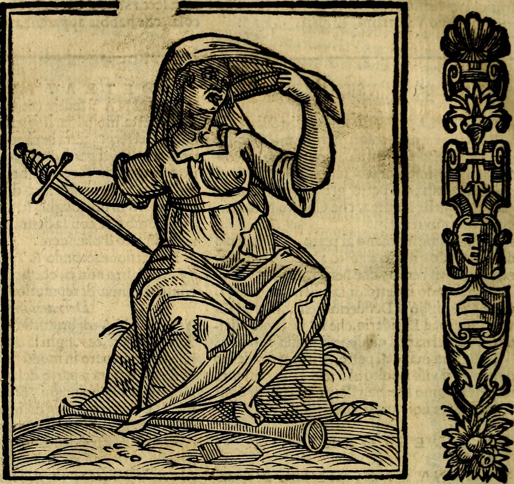 An illustration from Della piu che novissima iconologia, 1630, leaf 123