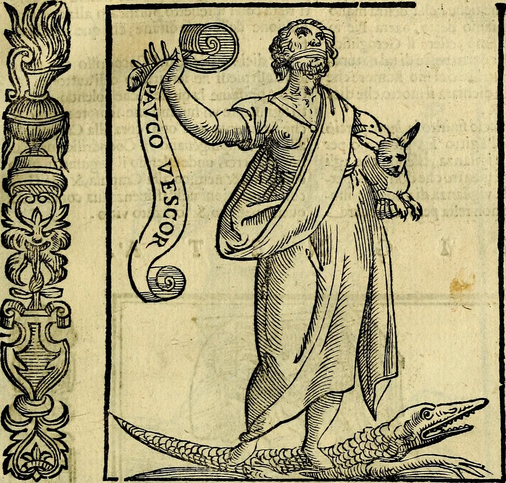 An illustration from Della piu che novissima iconologia, 1630, leaf 128