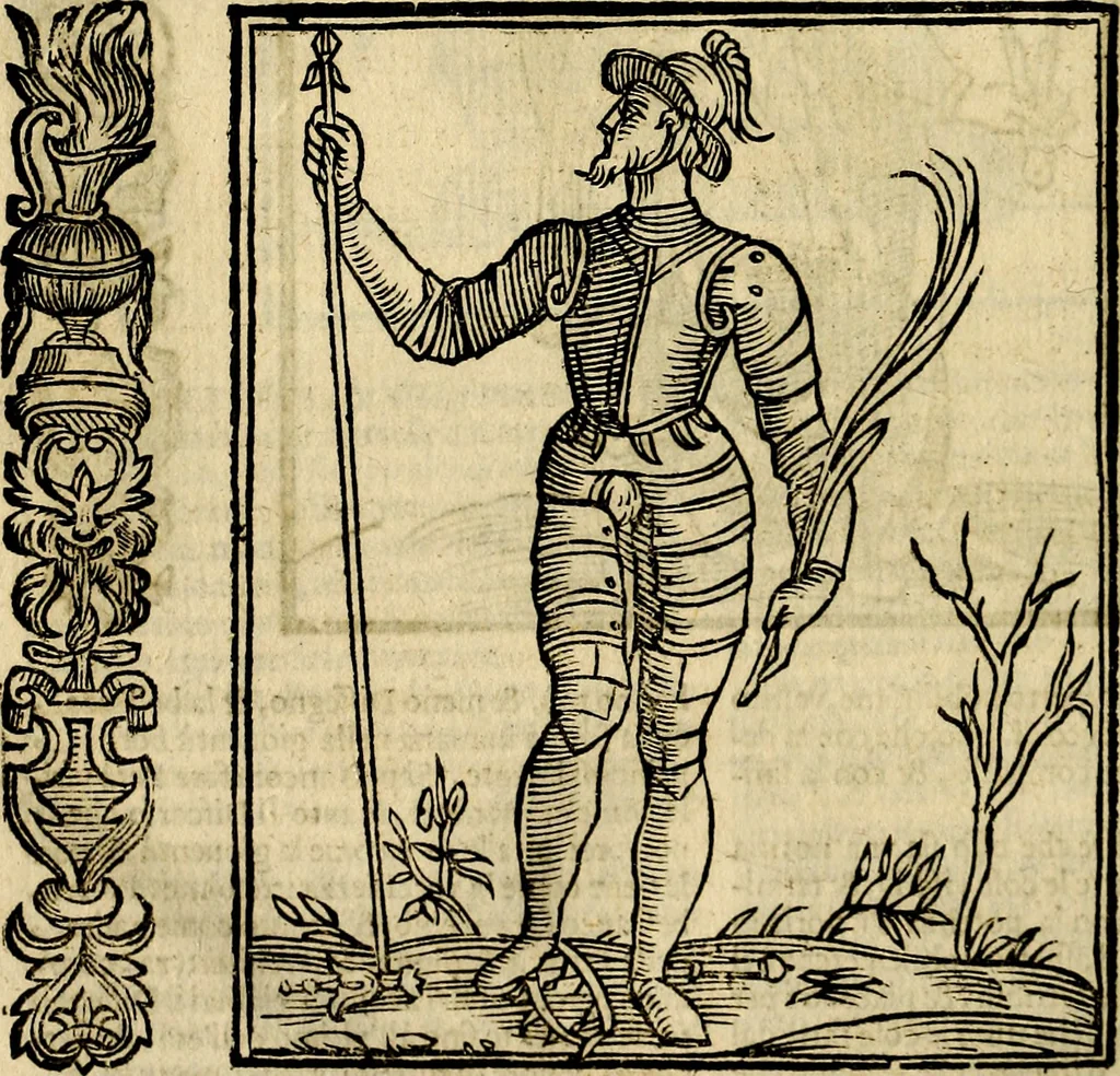 An illustration from Della piu che novissima iconologia, 1630, leaf 137