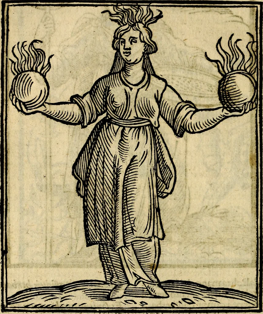 An illustration from Della piu che novissima iconologia, 1630, leaf 141