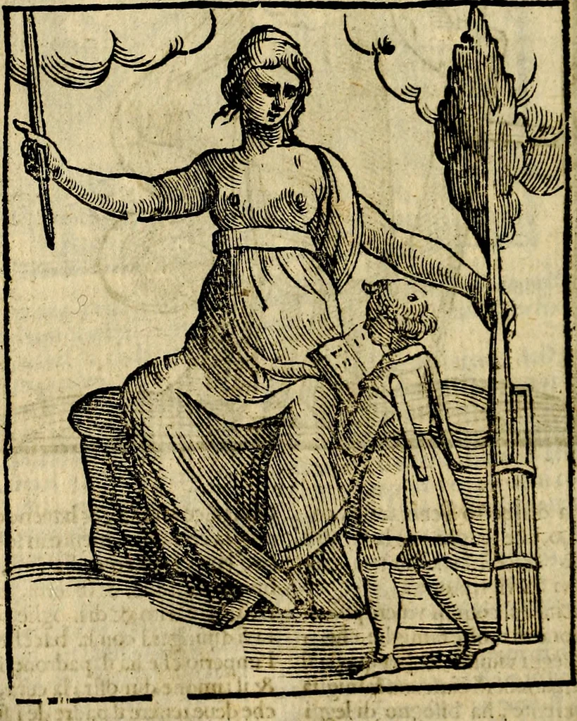 An illustration from Della piu che novissima iconologia, 1630, leaf 149