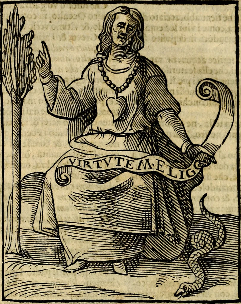 An illustration from Della piu che novissima iconologia, 1630, leaf 151