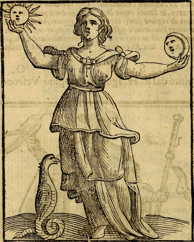 An illustration from Della piu che novissima iconologia, 1630, leaf 159
