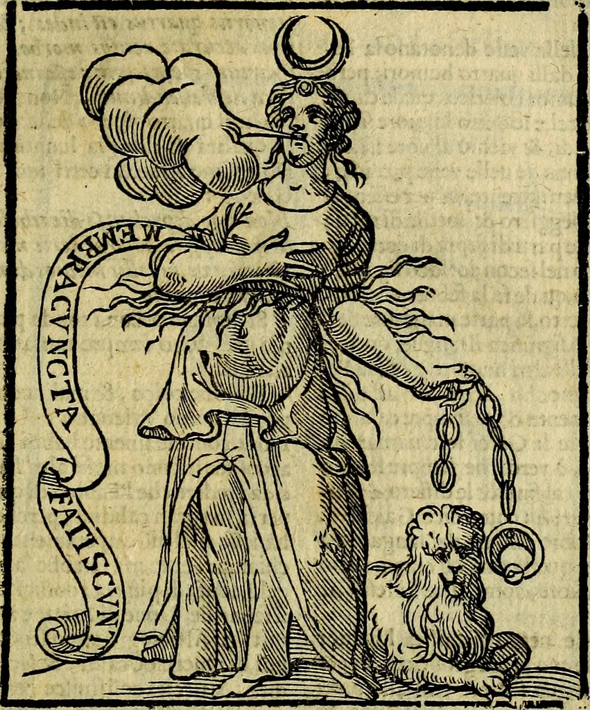 An illustration from Della piu che novissima iconologia, 1630, leaf 164